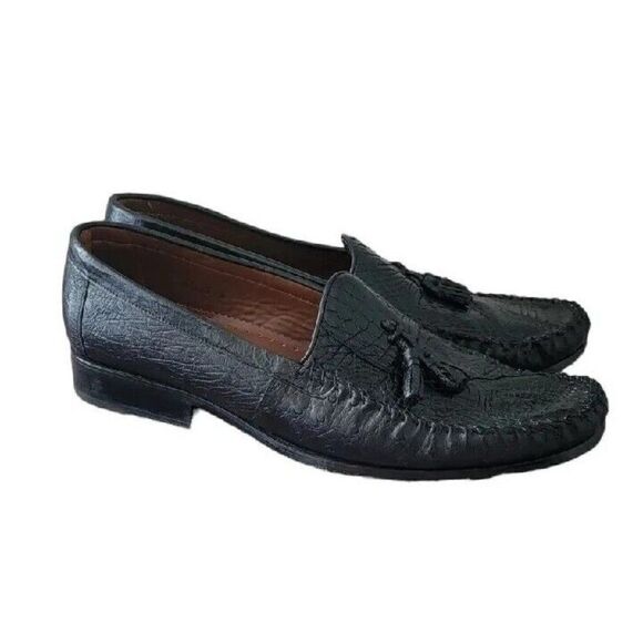 Belvedere Mens Shoes Size 10 Caiman Black main image 3